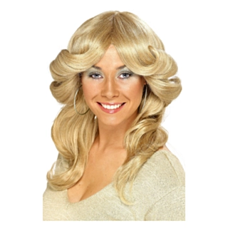 70-luvun Peruukki Blondi