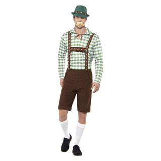 Tirolilaisasu Oktoberfest Vihreä