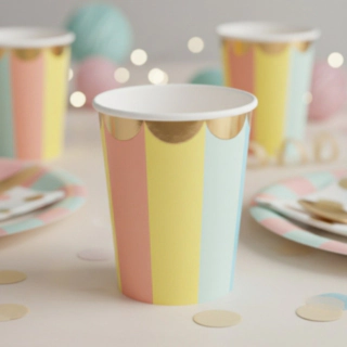 Pastel Mix Mukit Kultareuna