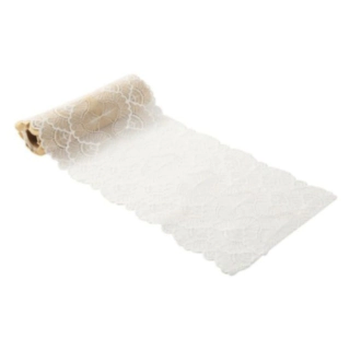 Valkoinen Pitsipöytäliina