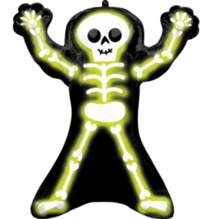 Neon luuranko jättifoliopallo