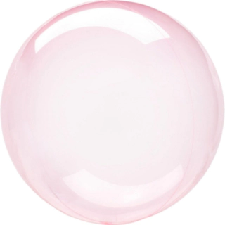 Läpinäkyvä Pyöreä Ilmapallo Pinkki