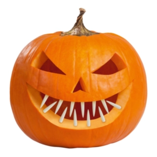 Halloween-kurpitsan hampaat