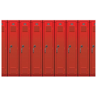 High School Locker Tausta Seinälle