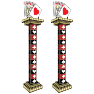 Casino Royal Flush Pylväs Koristeet