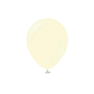 Premium Lateksipallot Pale Yellow 13 cm