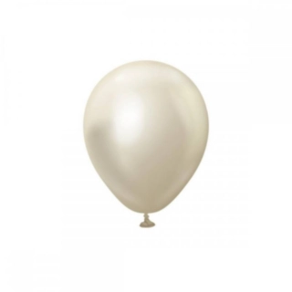 Premium Mini Lateksi-ilmapallot Kromi White Gold