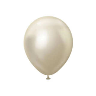 Premium Lateksi-ilmapallot Kromi White Gold