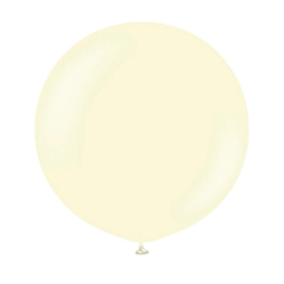 Premium Lateksipallot Pale Yellow 60 cm