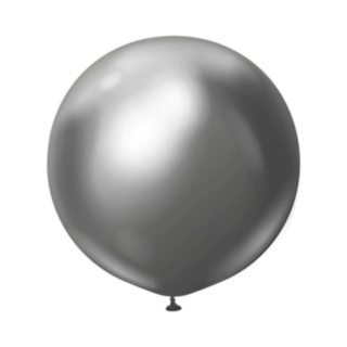 Premium Suuret Lateksi-ilmapallot Kromi Space Grey