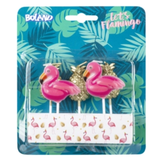 Flamingo/Ananas Kakkukynttilä