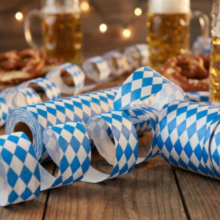 Oktoberfest Serpentiinit Sinivalkoinen