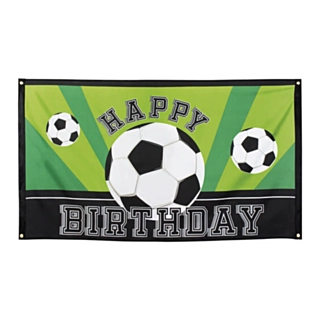 Jalkapallo Happy Birthday Banneri