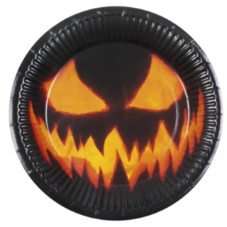 Halloween Kurpitsalyhtylautaset