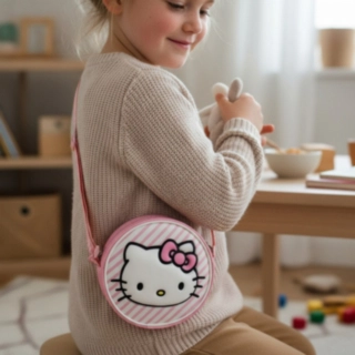 Hello Kitty® Pyöreä Olkalaukku