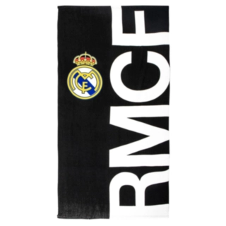Real Madrid® Logo Pyyhe Musta
