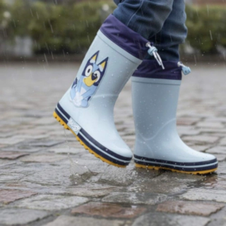 Bluey® Kumisaappaat Vaaleansininen
