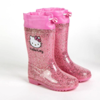 Hello Kitty® Kumisaappaat Pinkki Kimalle