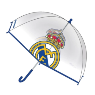 Real Madrid® Logo Sateenvarjo Valkoinen