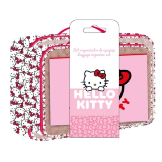 Hello Kitty® Toilettilaukku Setti Vaaleanpunainen