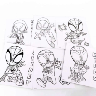 Spiderman® Värityssetti
