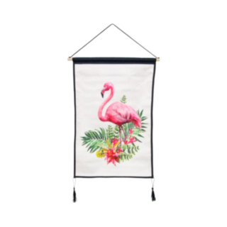Flamingo Seinäkoriste Trooppinen