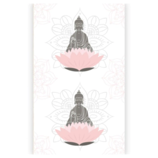 Buddha Kaitaliina Valkoinen/Roosa