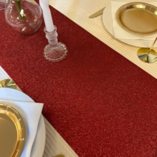 Glitter Premium Kaitaliina Tummanpunainen