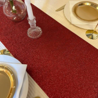 Glitter Premium Kaitaliina Tummanpunainen