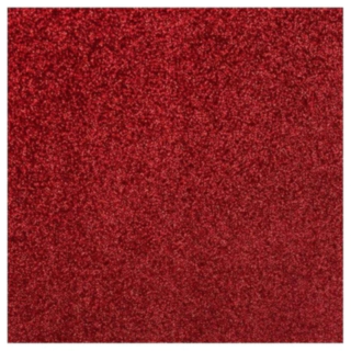 Glitter Kangas Tummanpunainen