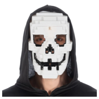 Pixel Gamer Kallomaski Valkoinen