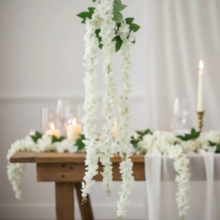 Tekokukka Köynnös Hortensia Valkoinen
