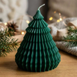 Origami Joulukuusi Vaaleanvihreä