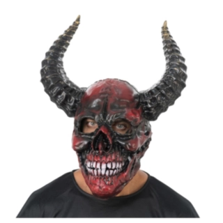 Demonin Kallokasvomaski Punainen