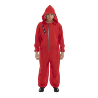 Casa de Papel Punainen Haalaripuku Naamiaisasu