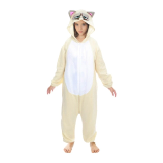 Ärsyyntynyt Kissa Onesie Puku