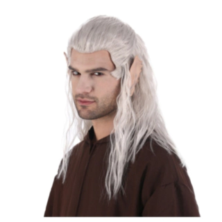 The Witcher Haltijaperuukki Valkoinen