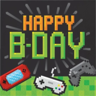 Gaming Party Happy B-day servetit