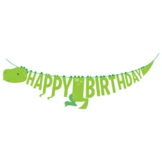 Dinosaurus Happy Birthday Kirjainnauha