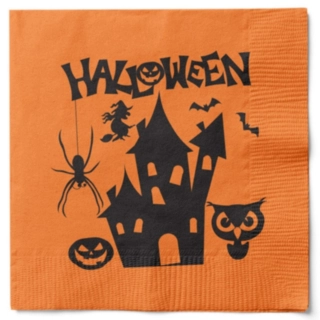 Halloween servetit oranssi