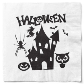 Halloween servetit kummitustalo