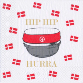 Ylioppilaslakki Servetit Punainen