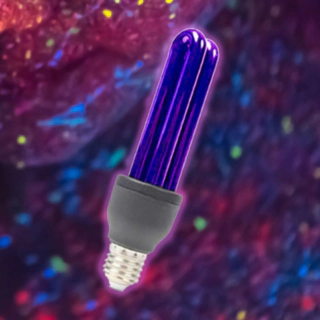 UV-lamppu E27-kantaan