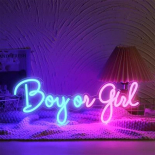 Boy Or Girl Neonkyltti