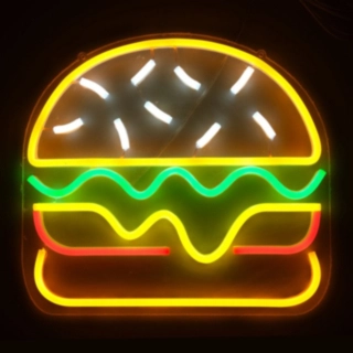 Burger Neon-kyltti