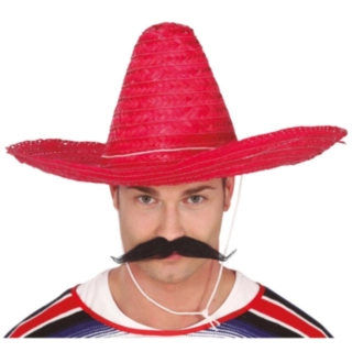 Meksikolainen Sombrero Punainen