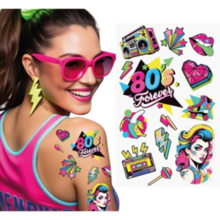 80-luvun neon-feikkitatuoinnit