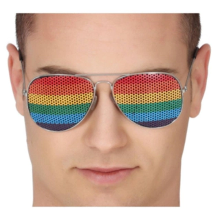 Pride Aviator Aurinkolasit Sateenkaari