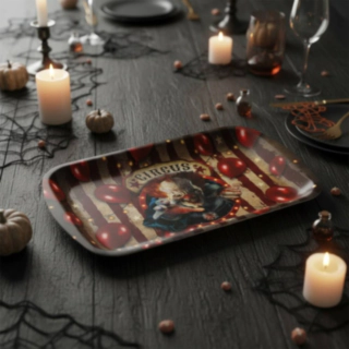 Halloween Circus Tarjoilulautanen