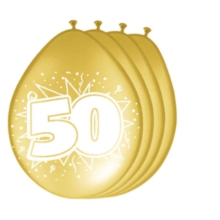 50v Ilmapallot Kulta